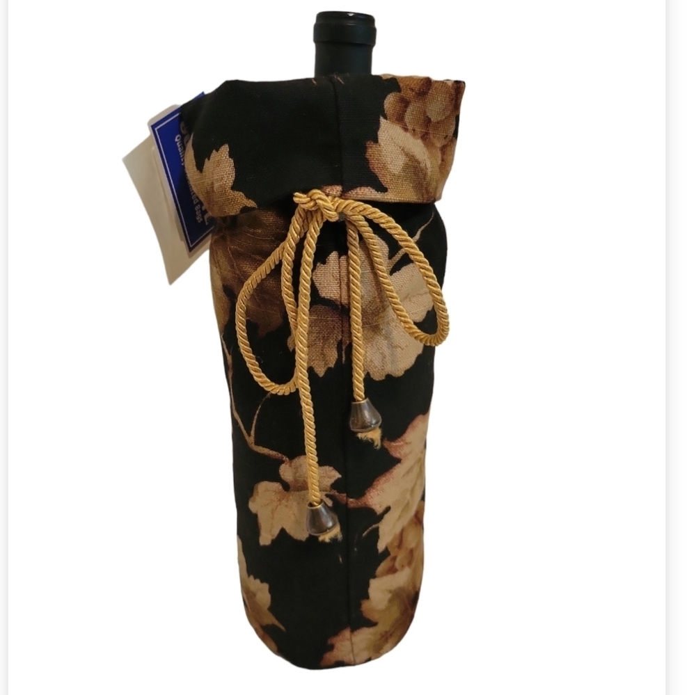 Cool Sack Insulated Grape Vine Print Wine Bag New With Tags